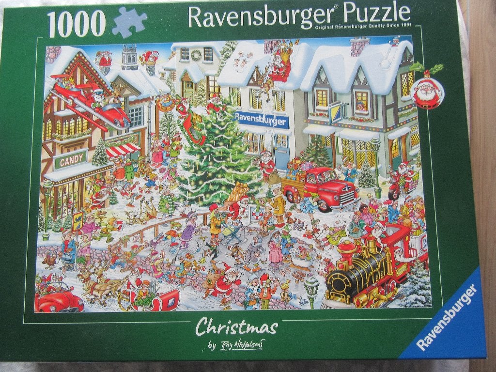 RAVENSBURGER KERST puzzel, Ophalen of Verzenden, 500 t/m 1500 stukjes, Zo goed als nieuw