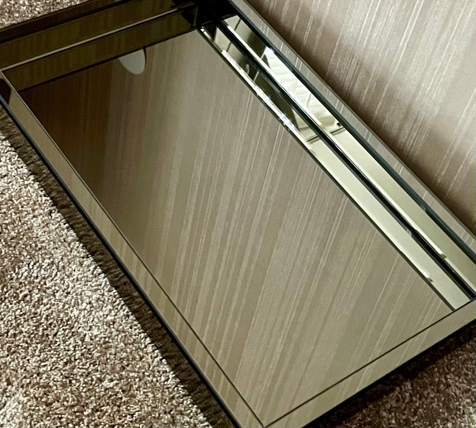 Eric Kuster Style Spiegelglas Dienblad, Huis en Inrichting, Gebruikt, Met spiegel, Ophalen of Verzenden, Glas