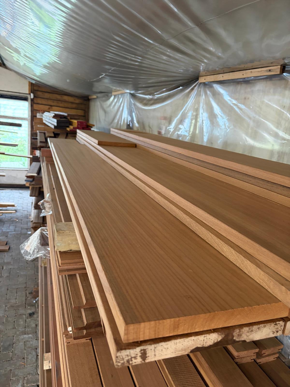 Thermo Ayous boeidelen 28x280x3050 mm, Ophalen of Verzenden, Zo goed als nieuw, Hout, 20 tot 50 mm