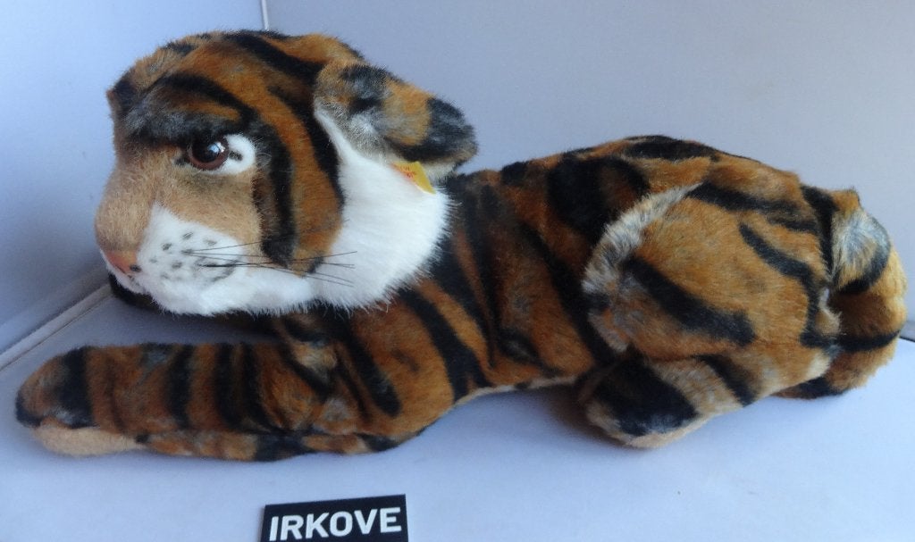 STEIFF * GROTE LIGGENDE TIJGER 50 CM * Nieuwstaat! *, Verzenden, Zo goed als nieuw, Stoffen beer, Steiff