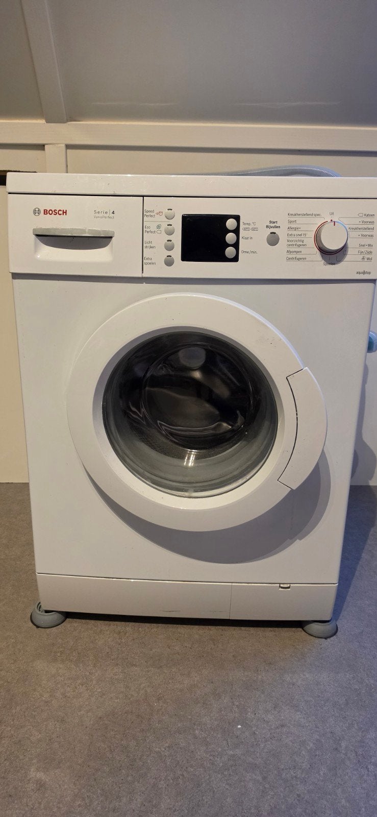 Bosch Serie 4  Wasmachine - 7kg, 1400 toeren, Ophalen, Gebruikt, Voorlader, 85 tot 90 cm