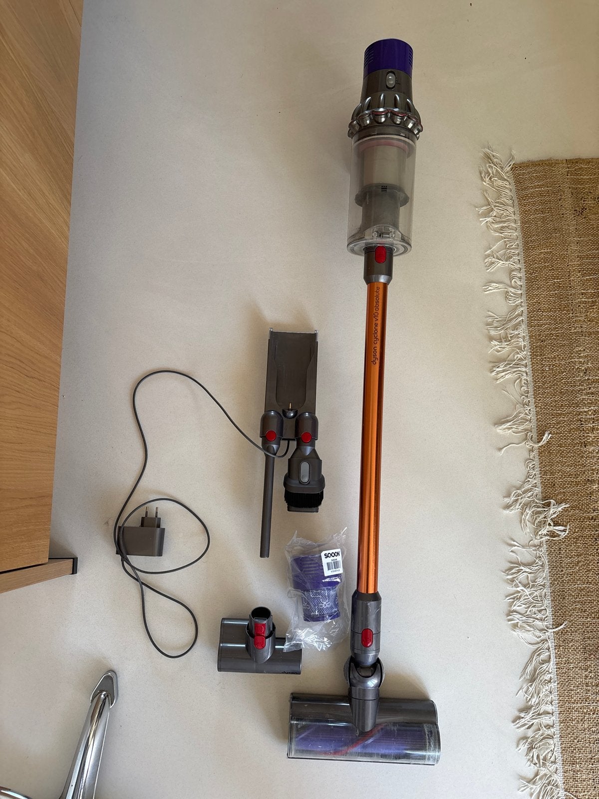 Dyson V10 Absolute Draadloze Steelstofzuiger, Ophalen, Gebruikt, Draadloos, Dyson