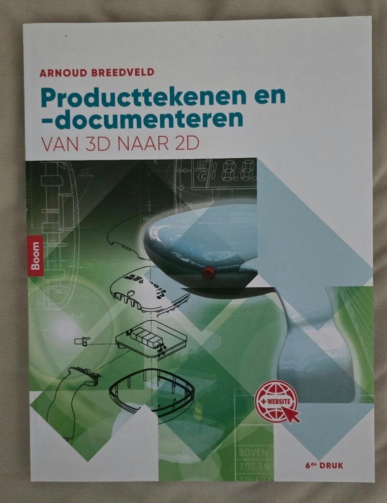 Producttekenen en documenteren Van 3D naar 2D - A. Breedveld, Ophalen of Verzenden, Overige onderwerpen, Arnoud Breedveld, Zo goed als nieuw