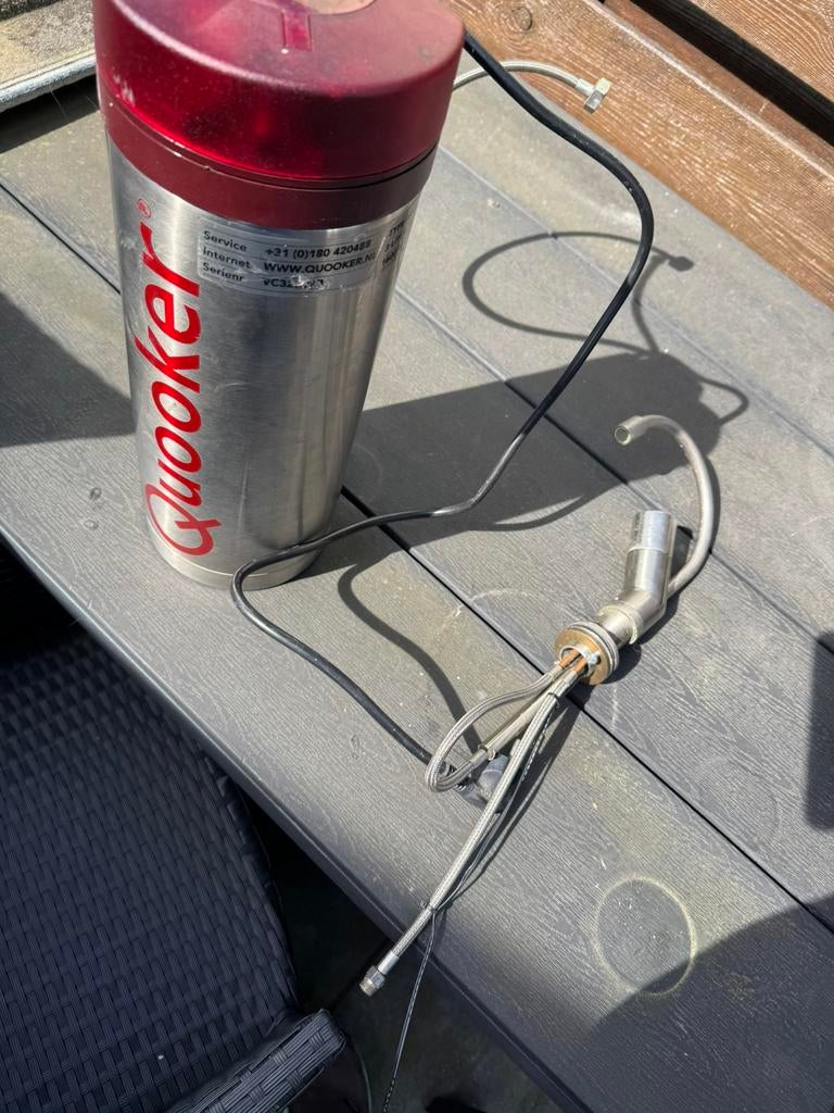 Quooker kraan met boiler, Gebruikt, Aardgas, Minder dan 20 liter, 3 t/m 5 jaar oud