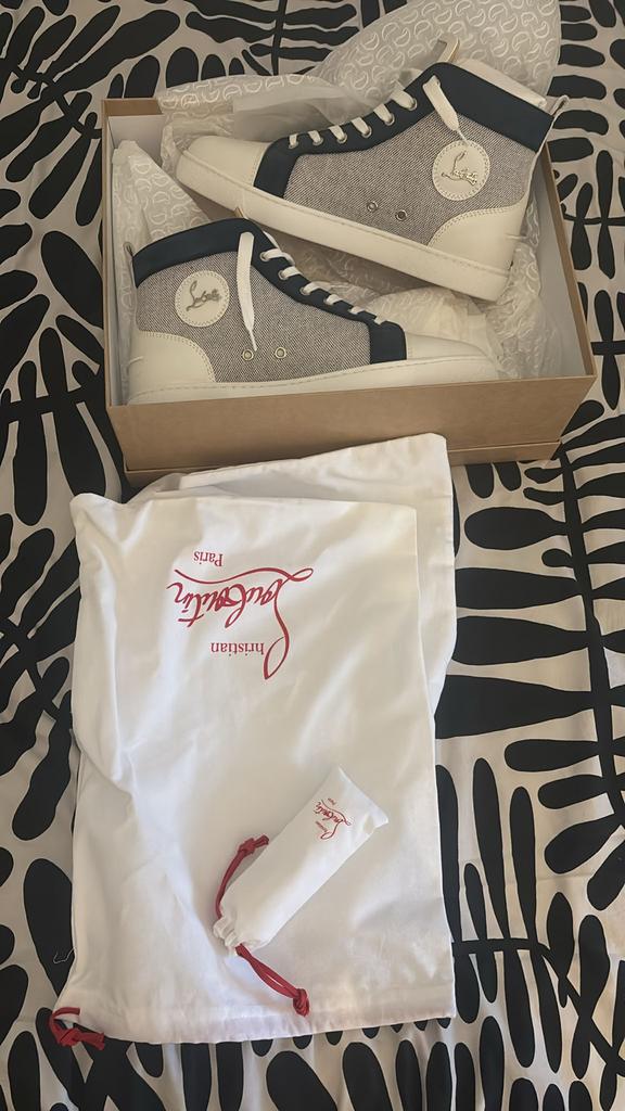 Christian Louboutin Louis Orlato Flat C BL9R Sneakers, Ophalen of Verzenden, Nieuw, Blauw, Sneakers of Gympen