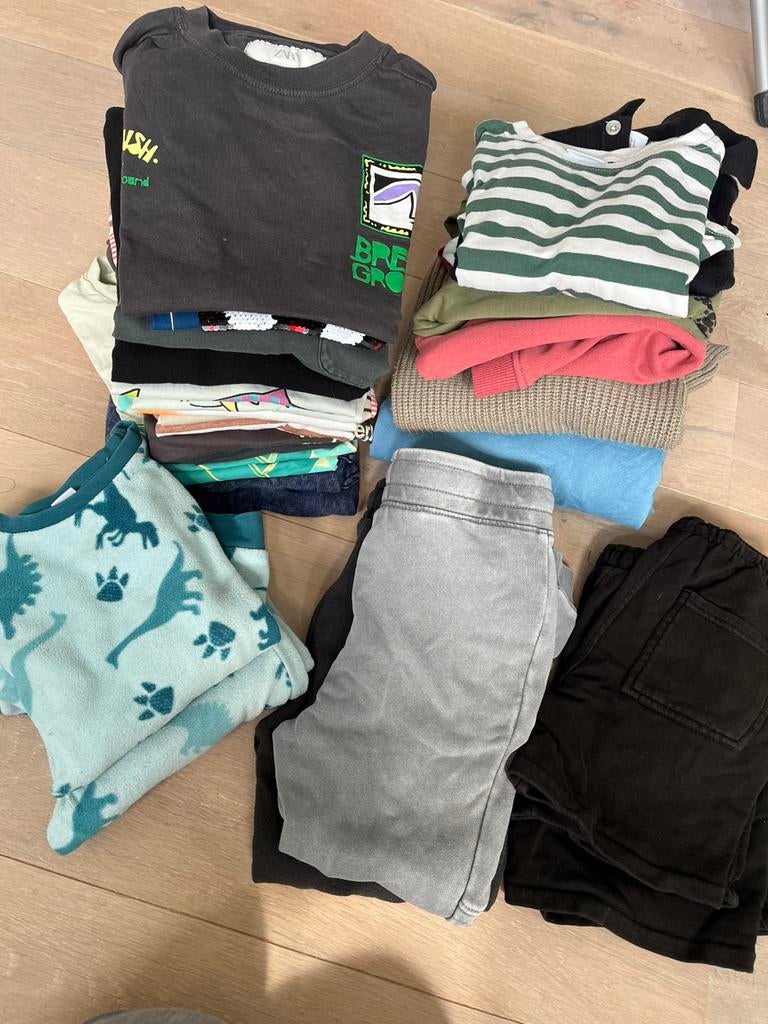 Pakket kleding jongens maat 116, Ophalen, Zo goed als nieuw, Maat 116