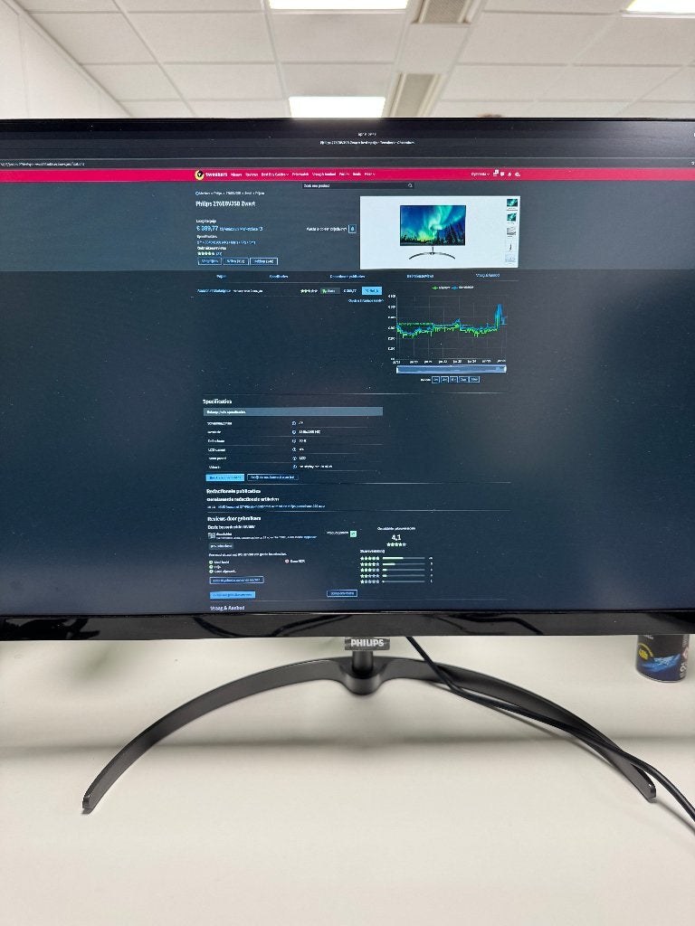 Philips 276E8V 27 inch 4K monitor, Ophalen, Philips, IPS, HDMI