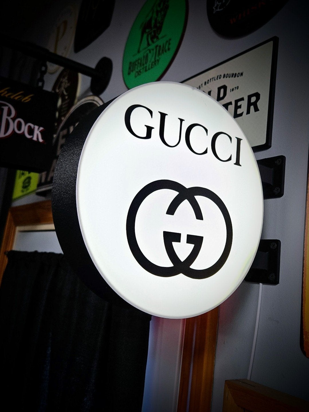Nieuw Gucci Dubbelzijdig Lichtbord, Wit, Overige merken, Kunststof, USB-aansluiting