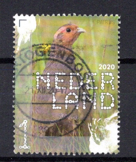 gestempelde zegel. Jaar 2020: beleef de natuur, Ophalen of Verzenden, Na 1940, Gestempeld