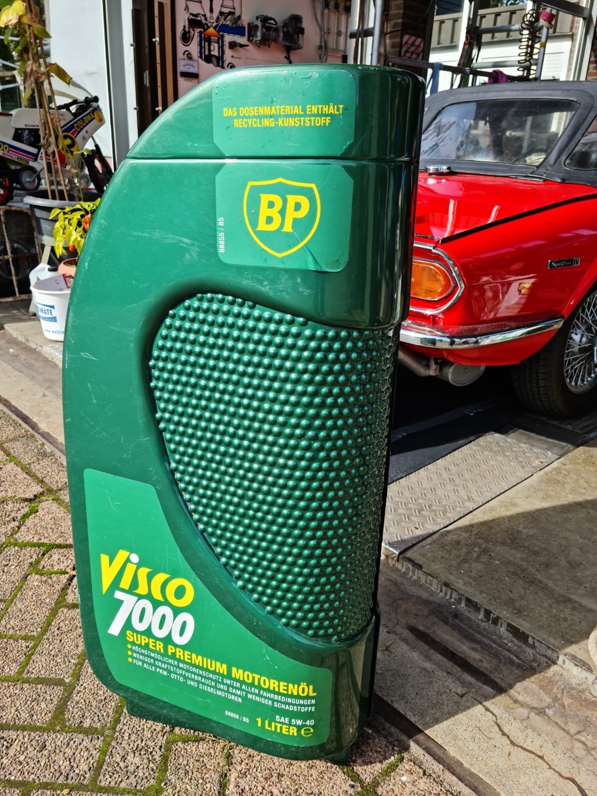 BP Mancave Olievat Decoratie - Uniek Garage Item, Auto diversen, Ophalen