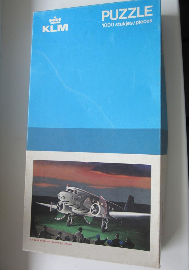 KLM Douglas DC-2 puzzel, Verzenden, Zo goed als nieuw, Overige typen