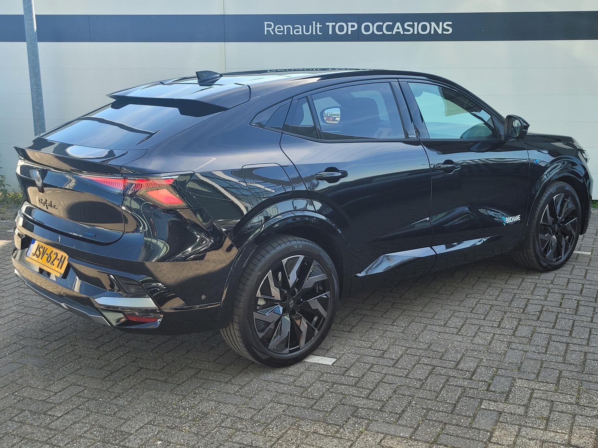 Renault Rafale 1.2 E-Tech full hybrid 200 esprit Alpine | De, Auto's, Automatische klimaatregeling, 1199 cc, Zwart, Origineel Nederlands