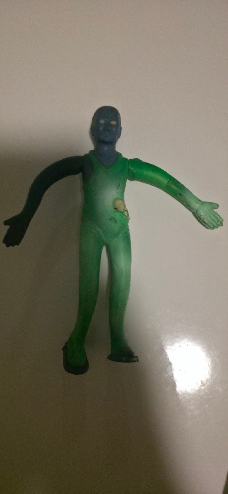 Vintage Stretch Armstrong actiefiguur - Groene Zombie, Ophalen, Gebruikt