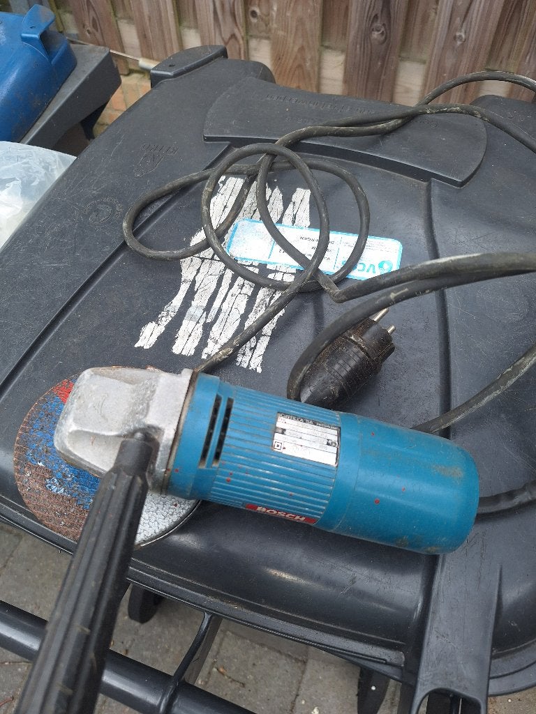 Antieke bosch slijptol, Doe-het-zelf en Verbouw, Gereedschap | Slijpmachines, Ophalen of Verzenden, Gebruikt, Minder dan 700 watt