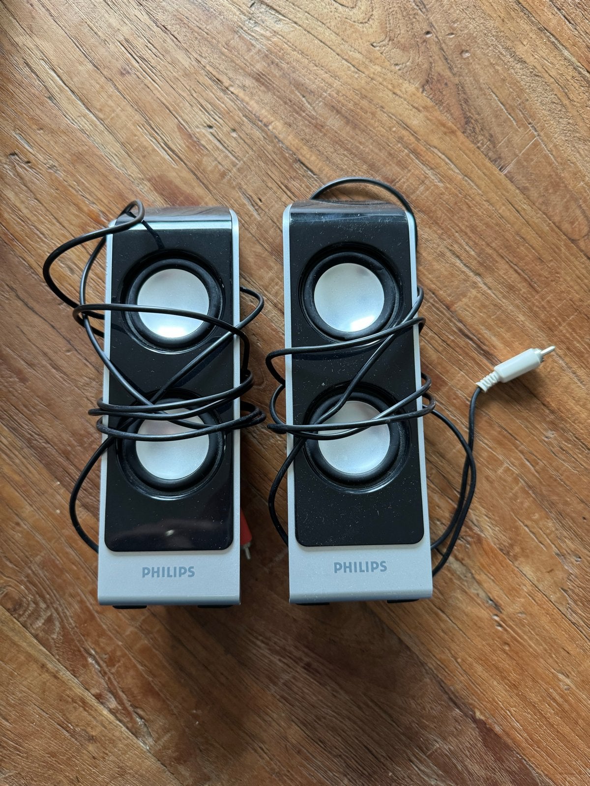 Philips 2.1 speakerset met subwoofer en volumeregelaar, Ophalen, Philips, Gebruikt, Speakerset
