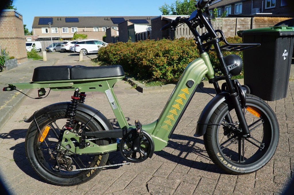 Stoere fatbike D50 met dikke banden en comfortabele zitting, Fietsen en Brommers, Elektrische fietsen, Nieuw, Minder dan 47 cm