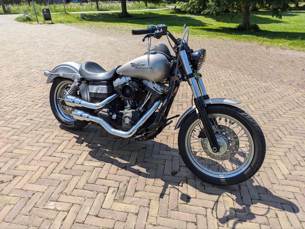 Harley-Davidson Dyna Streetbob FXDB 2007 12k, 2 cilinders, Sportuitlaat, 1600 cc, Chopper