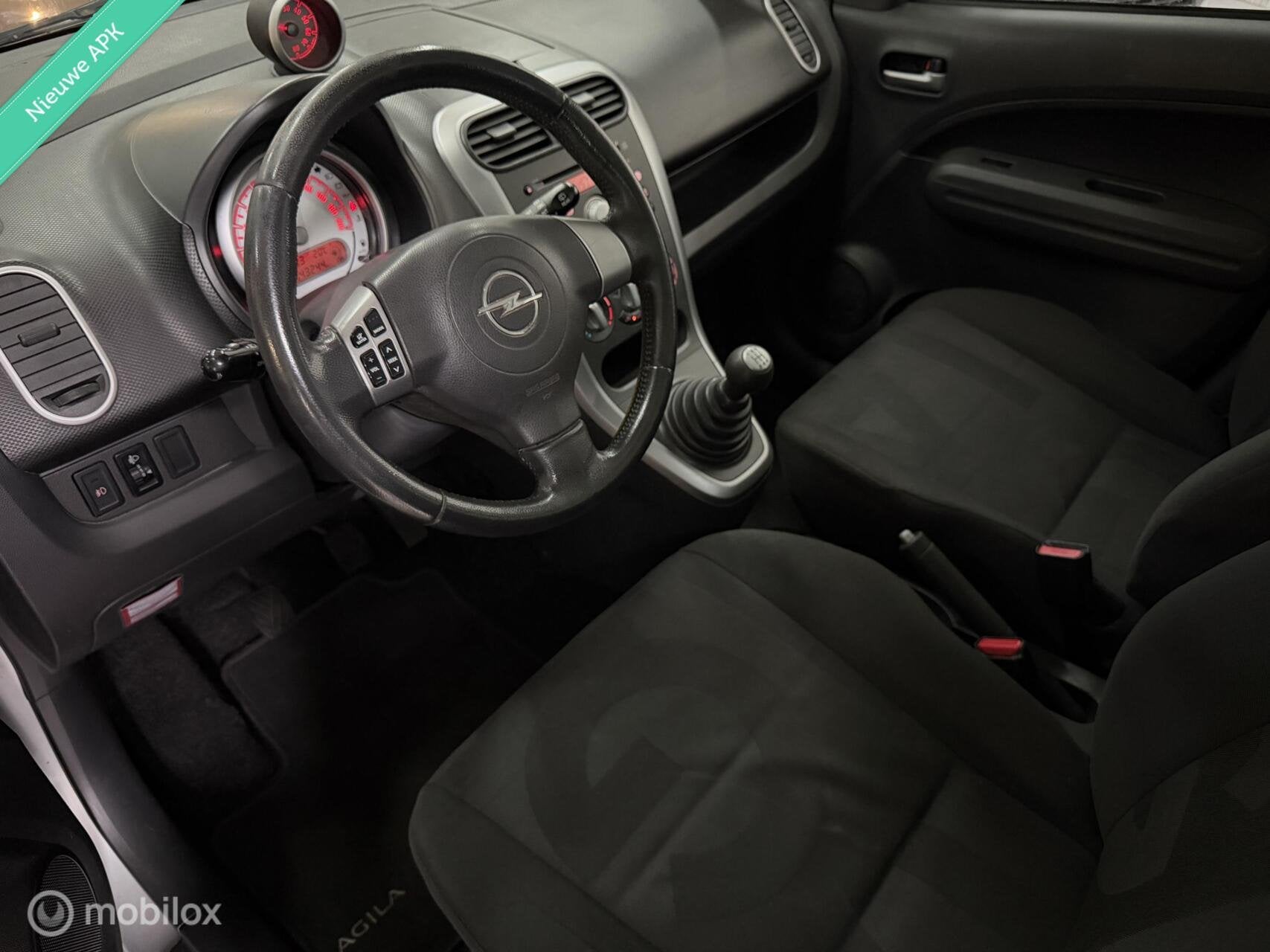 Opel Agila 1.0 Enjoy|Airco|elek ramen|Sport velgen|APK Nieuw, Verwarmde buitenspiegels, Gebruikt, 31 €/maand, 996 cc