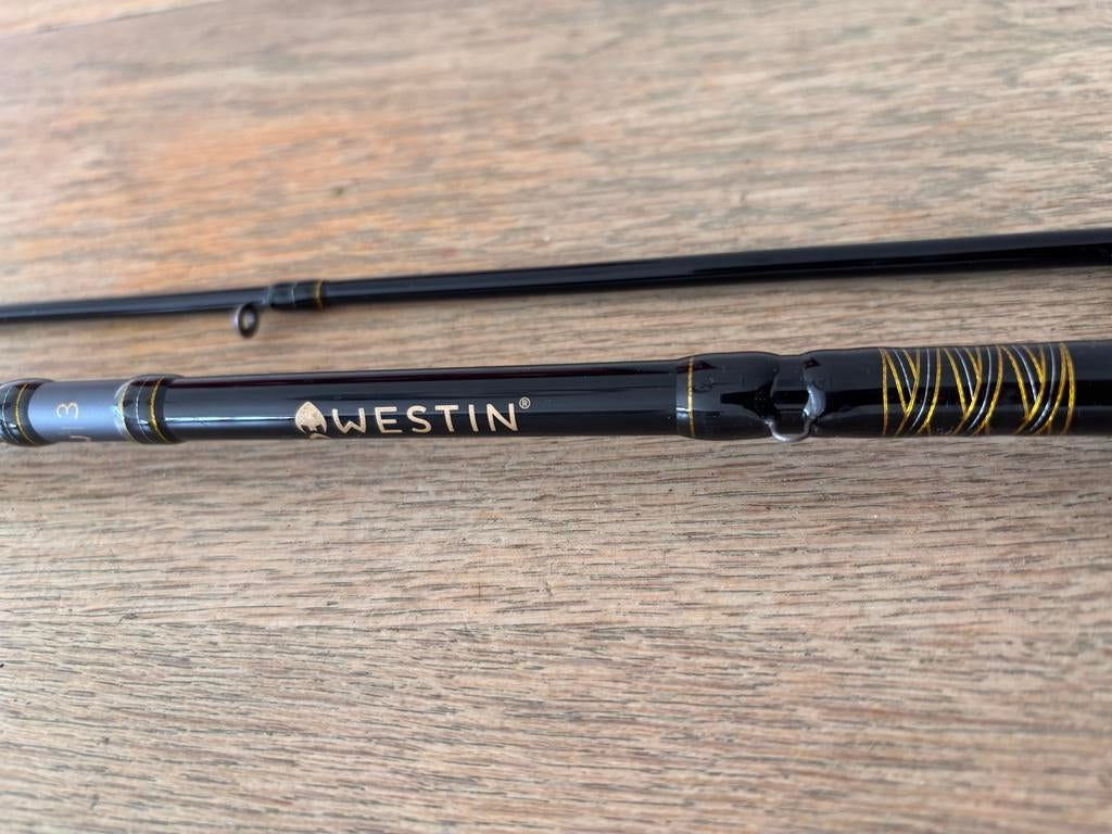 Westin W3 Finesse T&C 5-15g Cast Hengel, Watersport en Boten, Hengelsport | Roofvissen, Ophalen, Zo goed als nieuw, Werphengel
