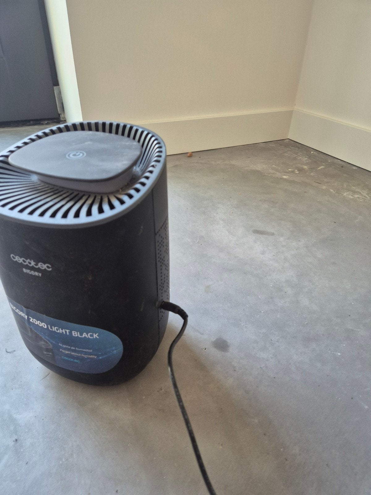 Cecotec BigDry 2000 Light Black Luchtontvochtiger, Ophalen, Gebruikt, Luchtontvochter