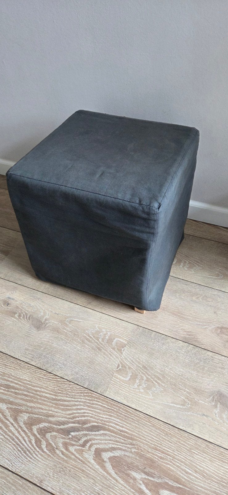 Solsta Pällbo kruk van IKEA grijs, Minder dan 50 cm, Vierkant, Minder dan 50 cm, Ophalen of Verzenden