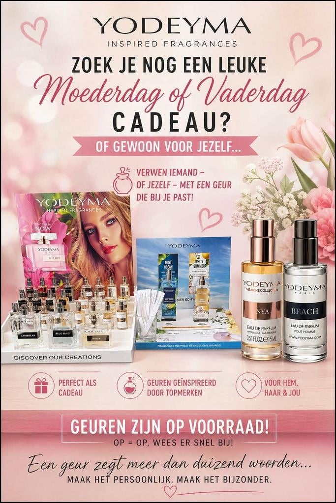 Yodeyma Geïnspireerde Parfums - Voor Hem & Haar, Ophalen of Verzenden, Nieuw