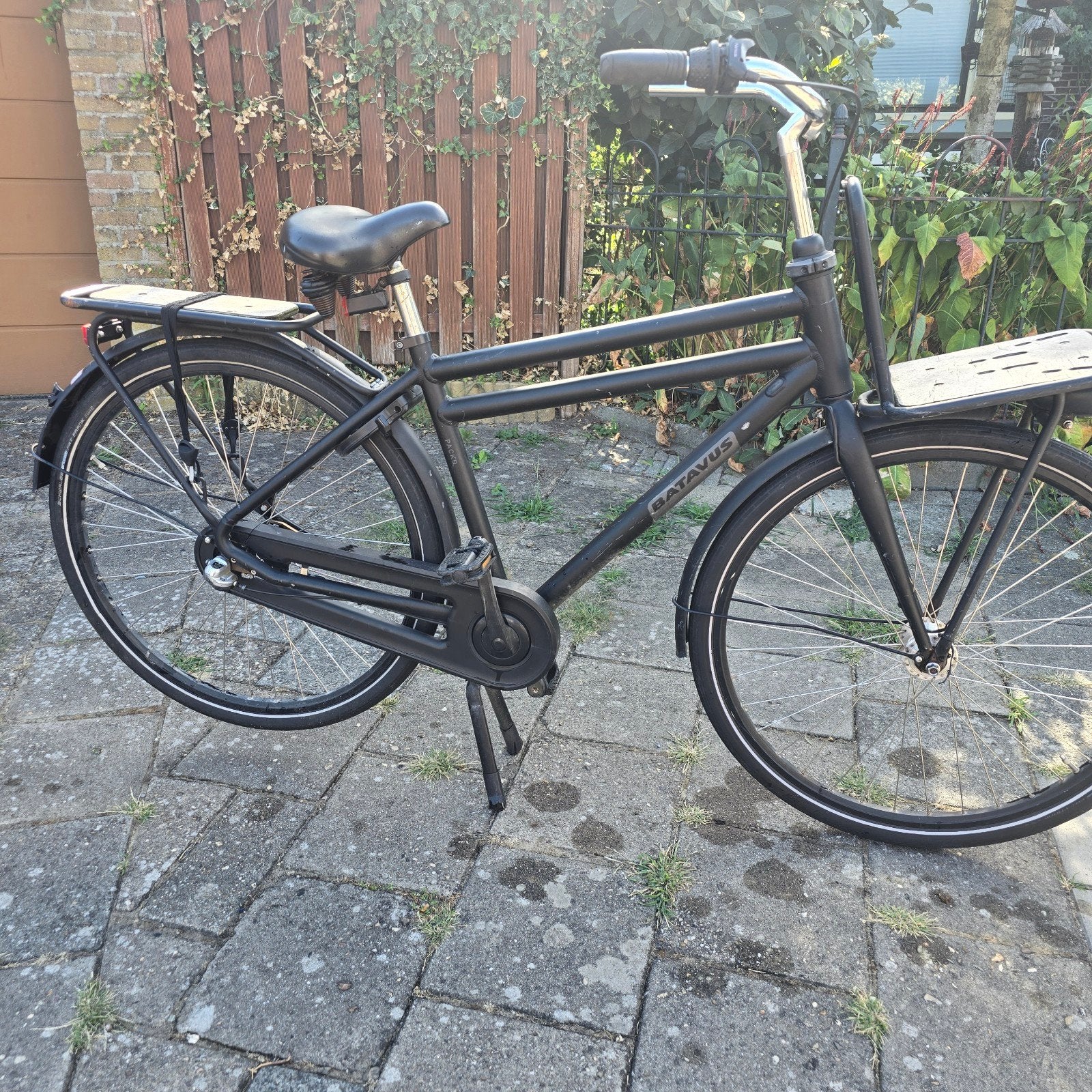 Batavus herenfiets stationsfiets, Ophalen, Terugtraprem, Gebruikt, Versnellingen