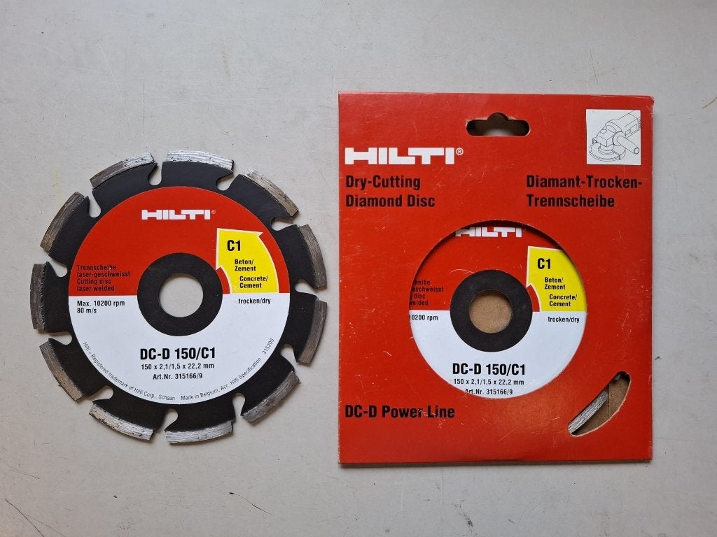 Hilti slijpschijf DC-D 150 /C1, Ophalen of Verzenden, Nieuw, 1000 watt of meer, Haakse handslijpmachine