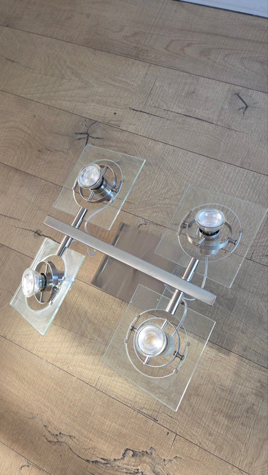 ikea fuga plafondlamp 4 spots, Ophalen, Zo goed als nieuw