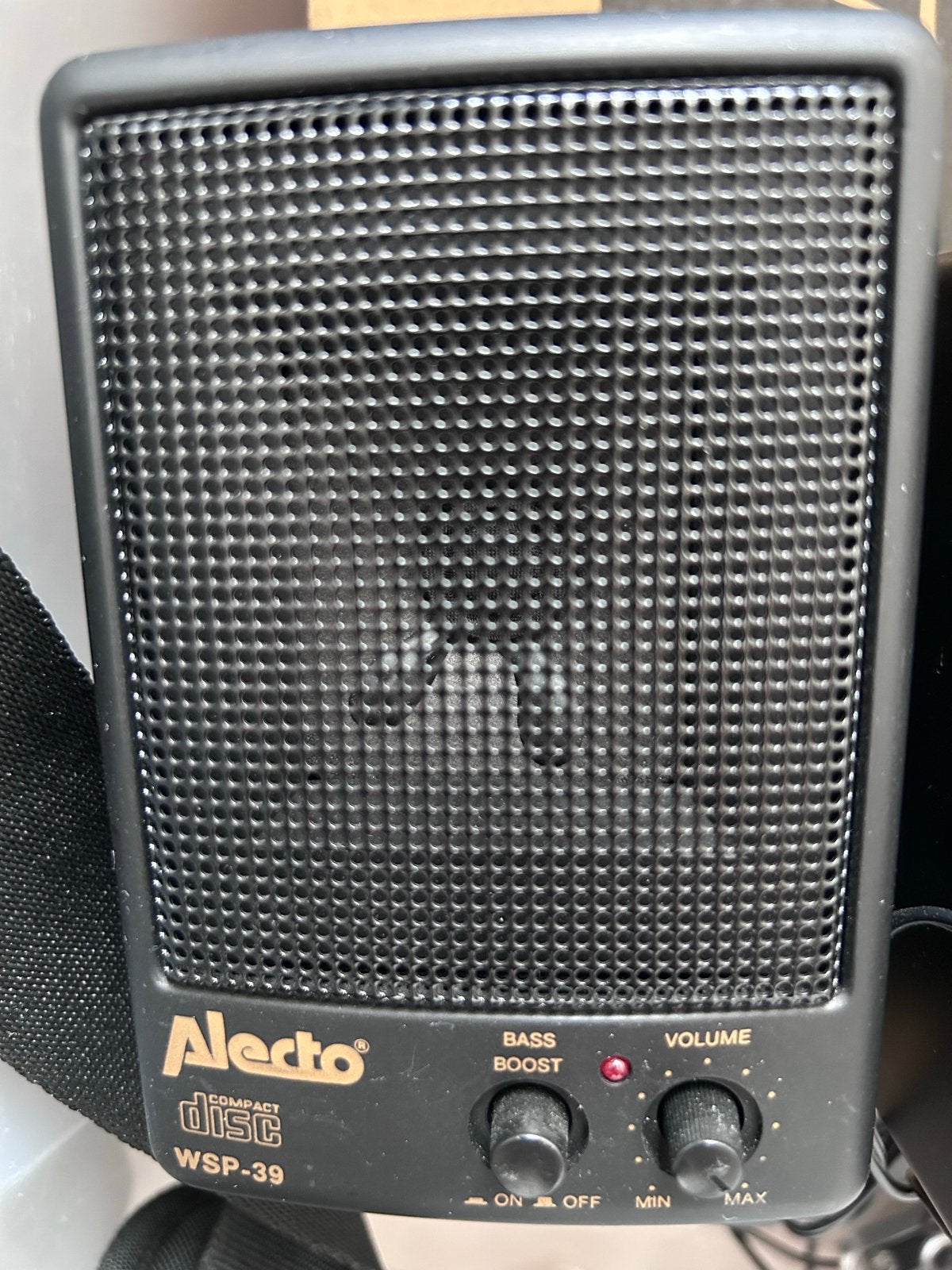 Alecto WSP-39 Compact Disc Speaker (set), Audio, Tv en Foto, Luidsprekers, Ophalen of Verzenden, Gebruikt, Overige typen, Overige merken