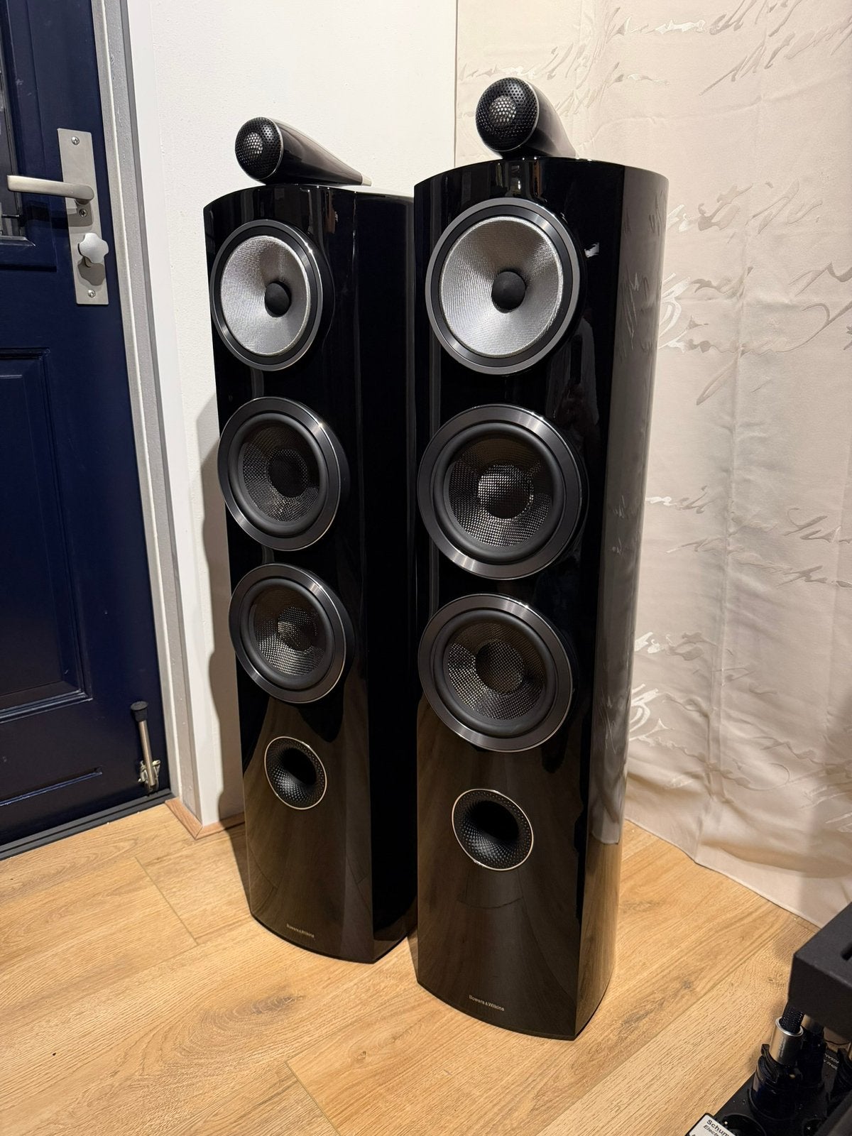 Mooie B&W 804 D3 Diamond Luidspreker Gloss Black, Audio, Tv en Foto, Luidsprekers, 150 watt of meer, Vloerstaande luidspreker