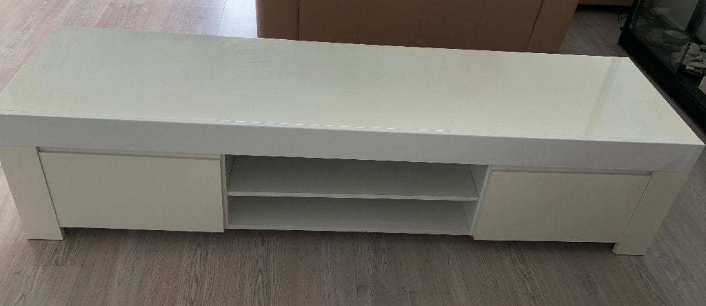 IKEA tv meubel hoogglans, Ophalen, Gebruikt, 25 tot 50 cm, Minder dan 100 cm