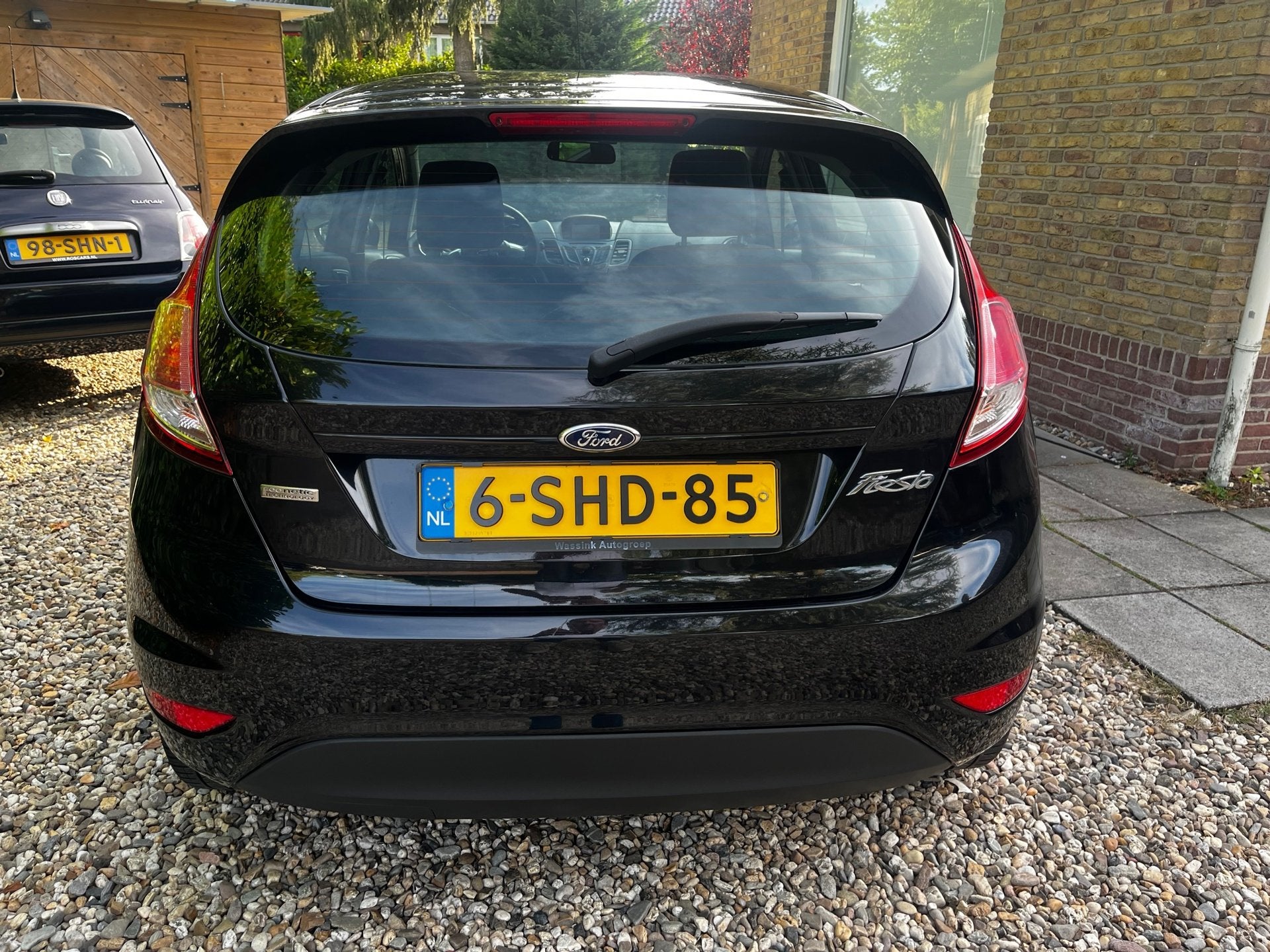 Ford Fiesta RIJKAAR/APK/HISTORY/BEURT/NAP/AIRCO/5drs//DIREKT, Auto's, Euro 5, Stof, Zwart, 525 kg