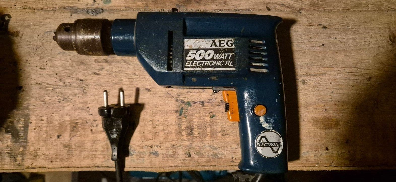 Aeg klopboormachine, Gebruikt, Klopboormechanisme, 400 tot 600 watt, Ophalen