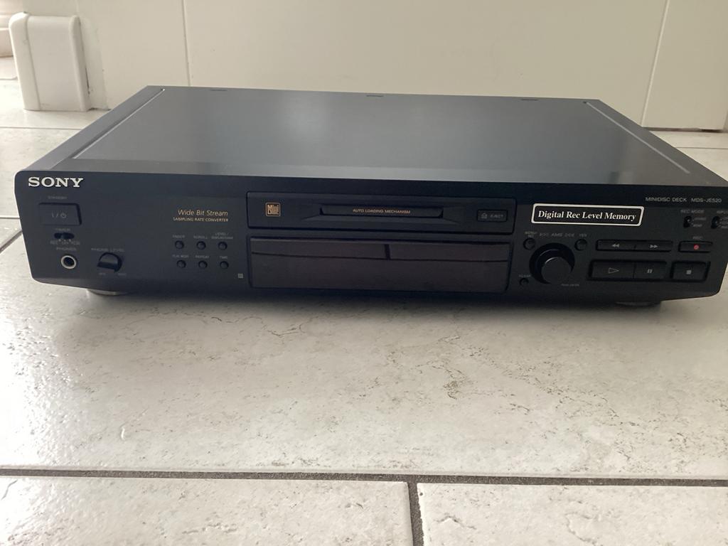 Sony MDS-JE520 Minidisc-recorder, Audio, Tv en Foto, Walkmans, Discmans en Minidiscspelers, Ophalen, Minidisc-recorder