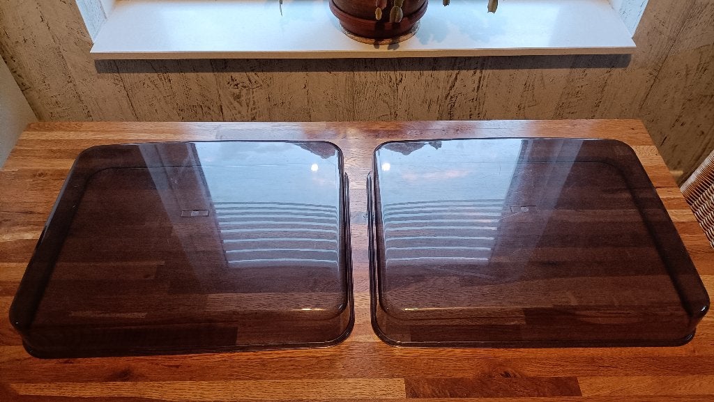 2x Smoke stofkap voor Omnitronic DD-5520L draaitafel, Ophalen, Zo goed als nieuw, Platenspeler-onderdeel, Overige merken