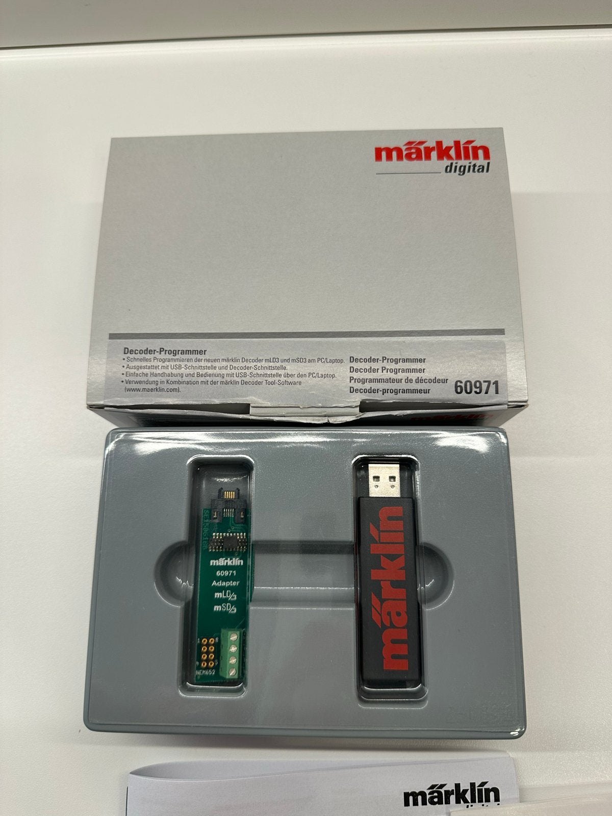Märklin 60971 Decoder-Programmer mLD3 en mSD3. Nieuw, Wisselstroom, Overige typen, Ophalen of Verzenden, Zo goed als nieuw