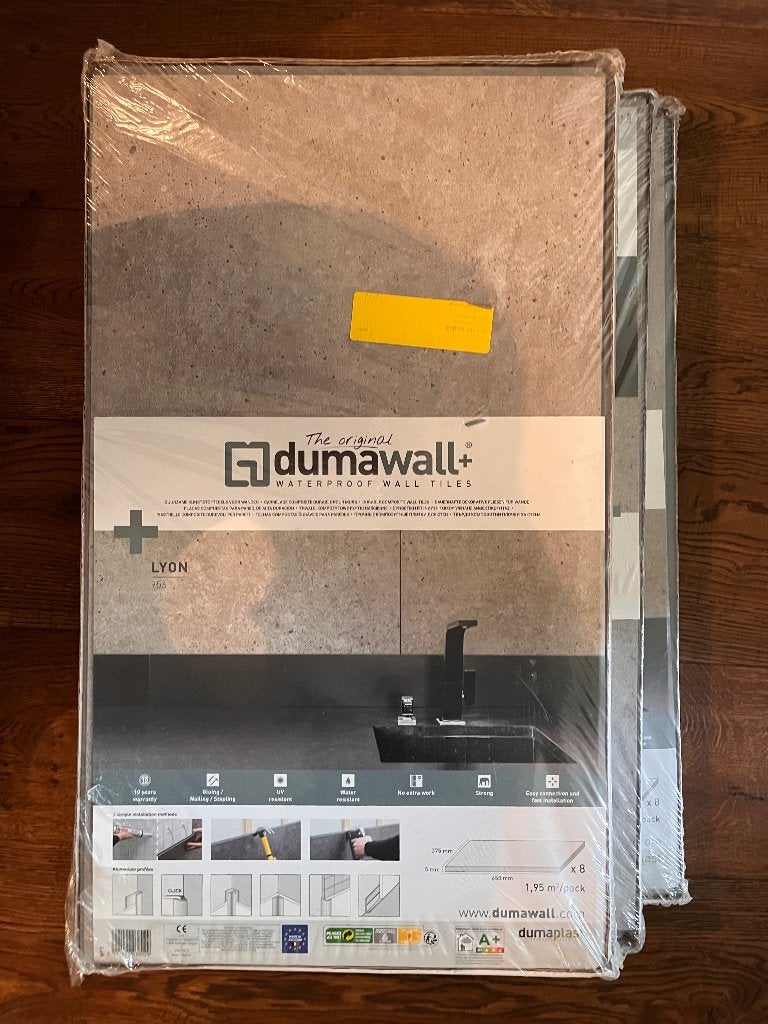 3 pakken Dumawall+ waterdichte wandtegels, Ophalen, Wandtegels, Nieuw, 5 tot 10 m²