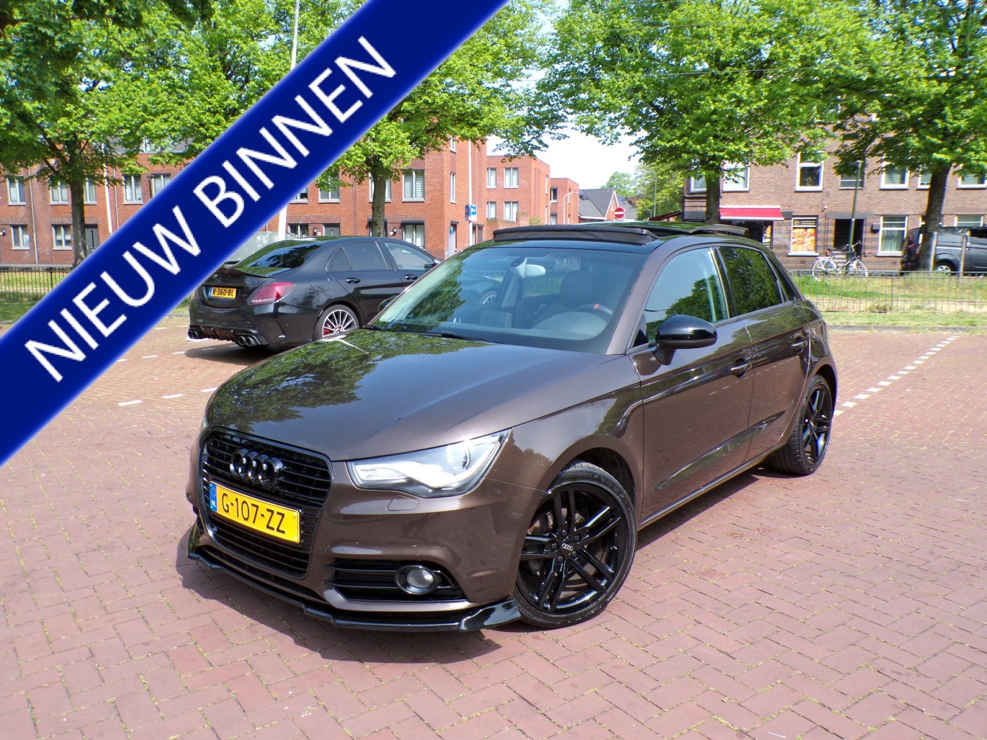 Audi A1 Sportback 1.2 TFSI Ambition Pro Line Business PANORA, Auto's, Voorwielaandrijving, 86 pk, 4 cilinders, Bruin