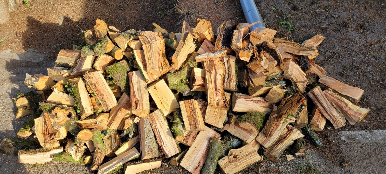 Vers openhaardhout fruitbomenhout stookhout brandhout, Tuin en Terras, Haardhout, Minder dan 3 m³, Ophalen, Overige houtsoorten