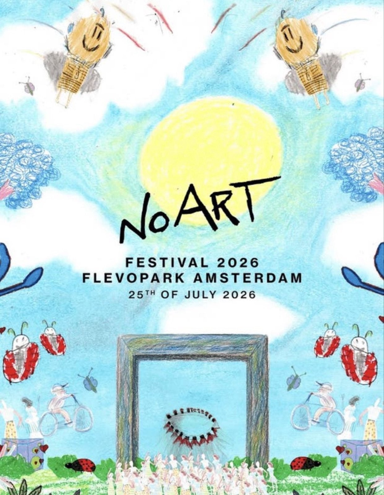 No art closing festival 25 juli, Drie personen of meer