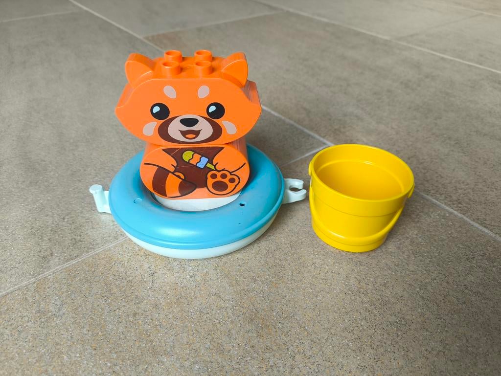 Duplo 10964 Dieren in de badkuip: Rode panda, Ophalen of Verzenden