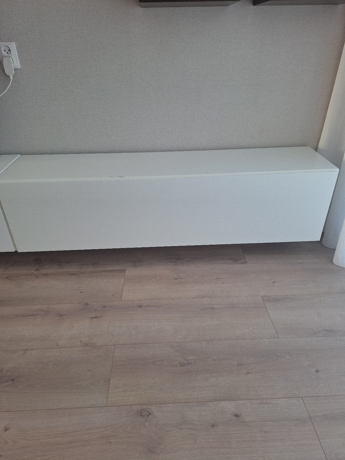 BoConcept Lugano TV-dressoir - Wit, Ophalen, Gebruikt, 150 tot 200 cm, Minder dan 100 cm
