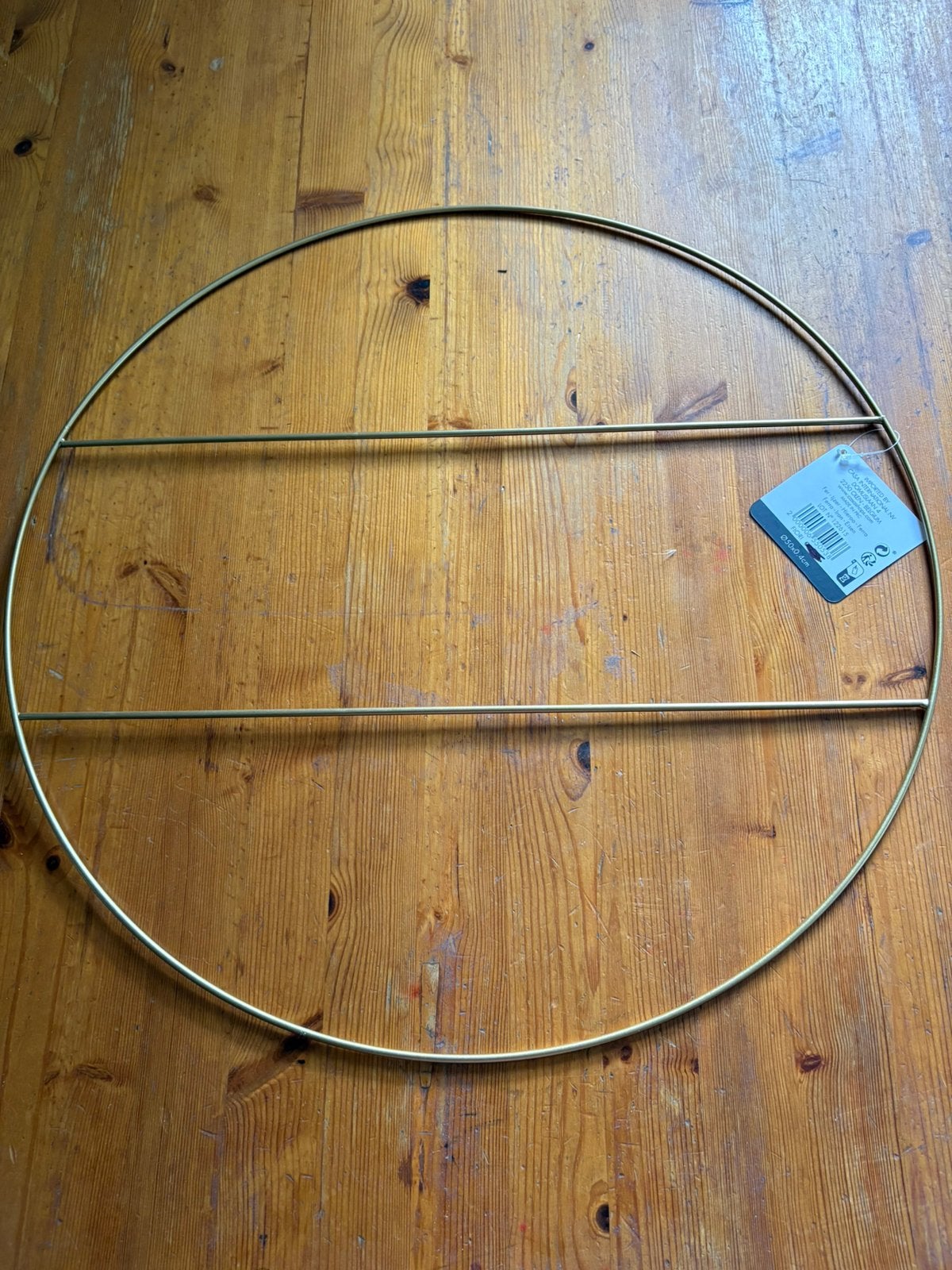 5 stuks gouden ringen 50cm nieuw hobby workshop, Huis en Inrichting, 50 cm, Ophalen of Verzenden, Nieuw, Metaal