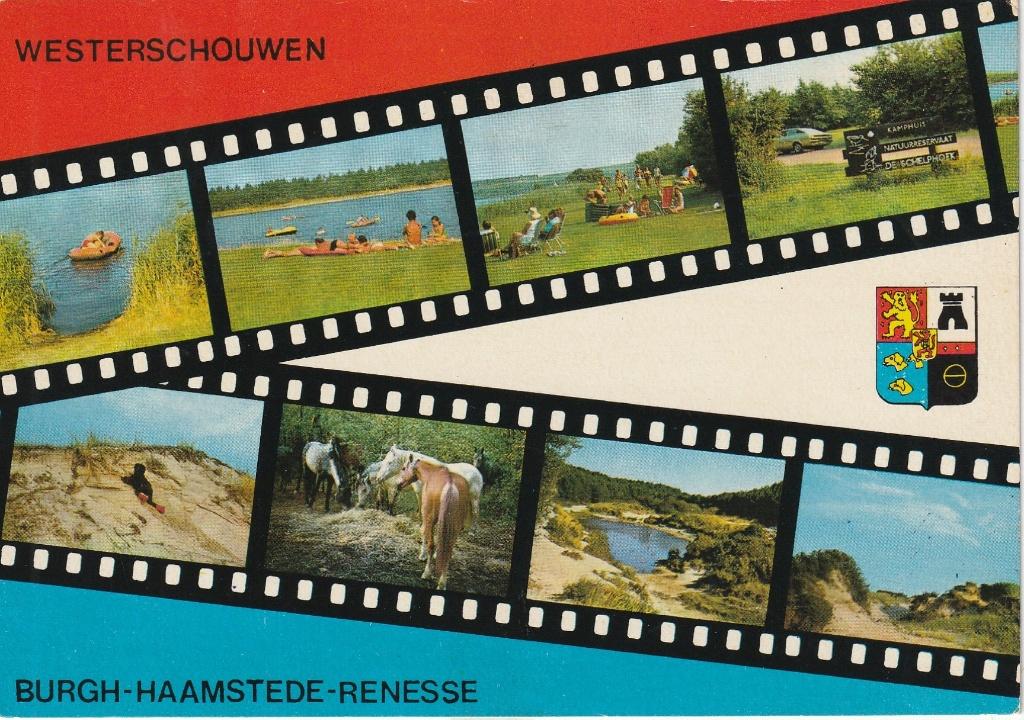 ansichtkaart Westerschouwen Burgh-Haamstede-Renesse, Ophalen of Verzenden, 1980 tot heden, Gelopen, Zeeland