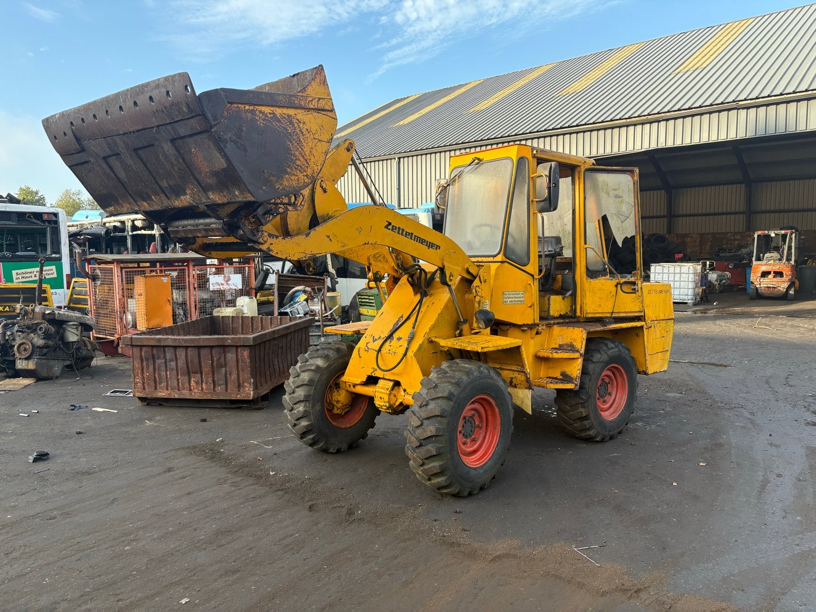 Foto 2 van Zettelmeyer Z501 B Wiellader - Werkt naar behoren