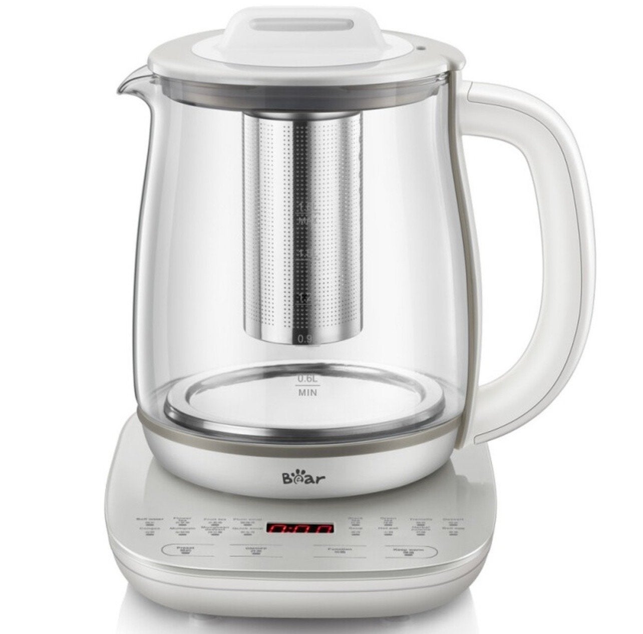 Nieuw Bear Theemaker/Waterkoker met filter - 0.8L, Minder dan 1 liter, Ophalen of Verzenden, Nieuw