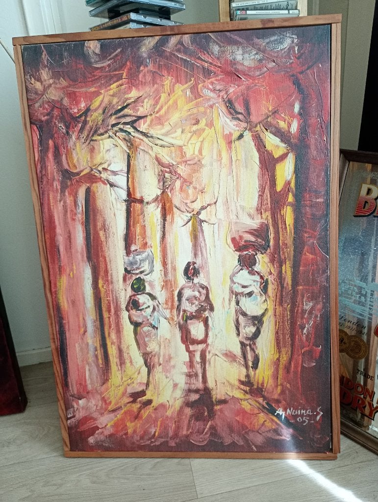 Schilderij, Antiek en Kunst, Kunst | Schilderijen | Modern, Ophalen, Gesigneerd