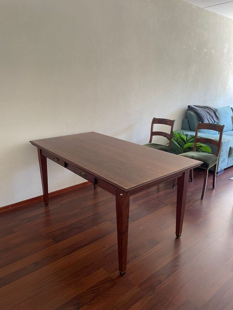 Vintage Tafel, Huis en Inrichting, Ophalen, Gebruikt, 100 tot 150 cm, Vijf personen of meer