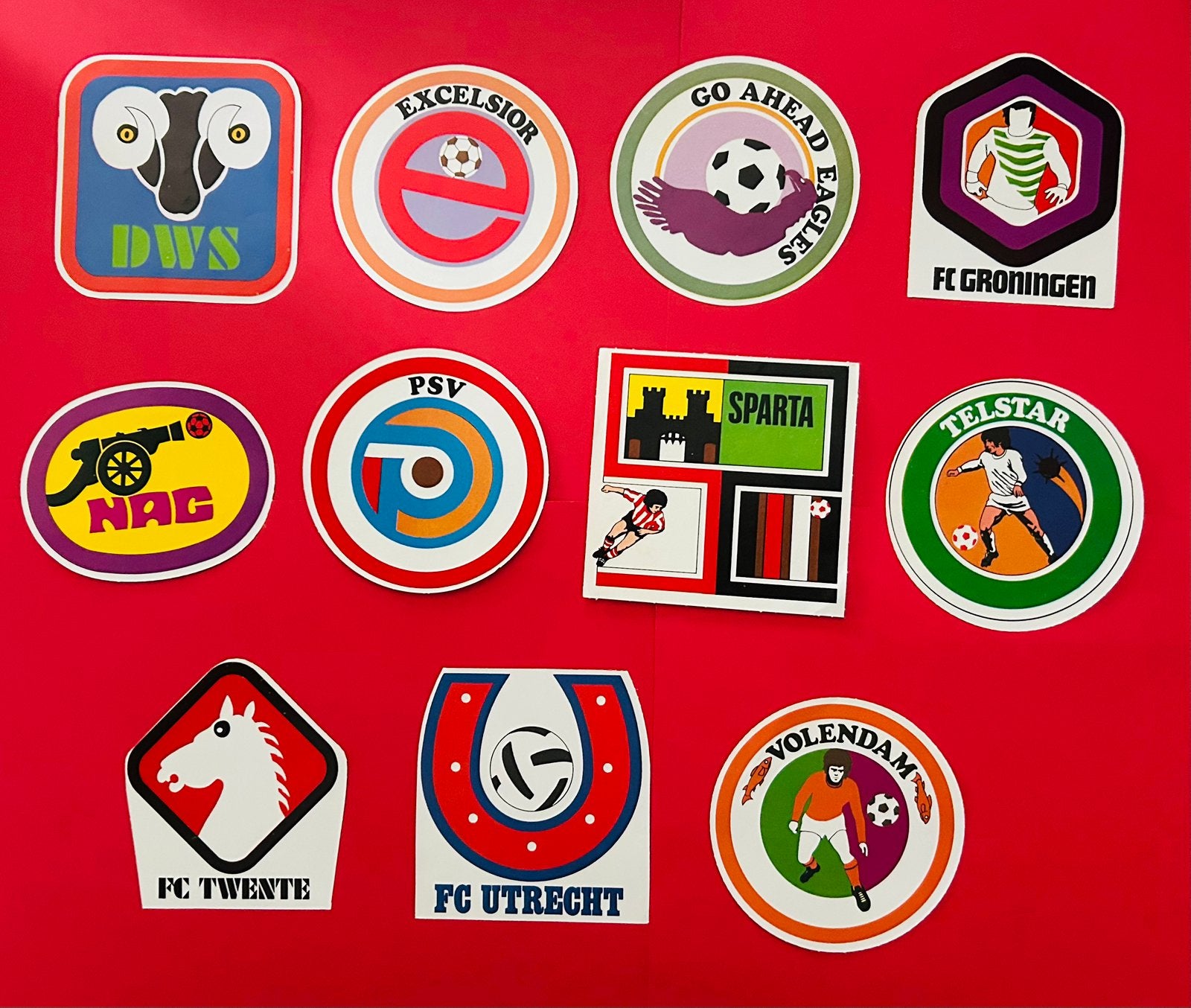 Logo's / Emblemen - voetbalblad 1-0 - 1971, Ophalen of Verzenden, Nieuw, PSV, Poster, Plaatje of Sticker